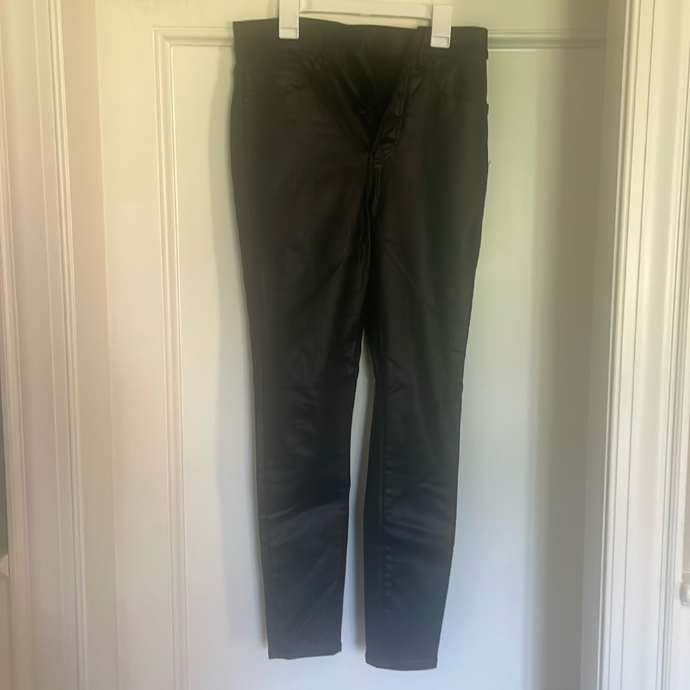 Express black coated jeans size 4